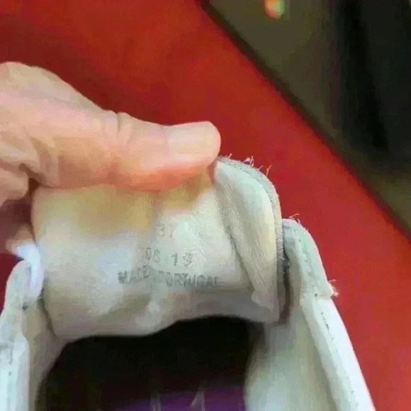 AIR & GRACE CRU LEATHER TRAINERS - WHITE & CHEETAH SNEAKERS - Picture 8 of 8